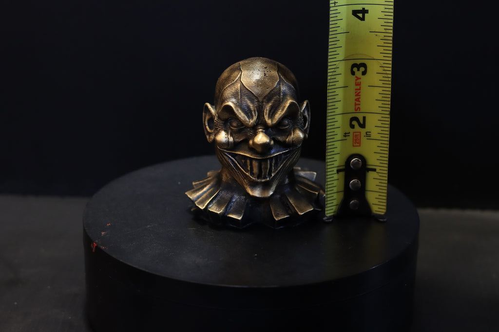 Solid Bronze Evil Clown (2) Bust