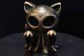 Hollow Bronze Ghost Cat Statue