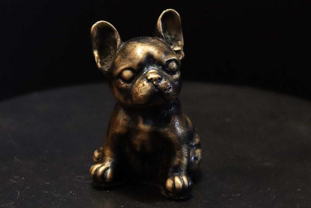 Solid Bronze French Bulldog Statue
