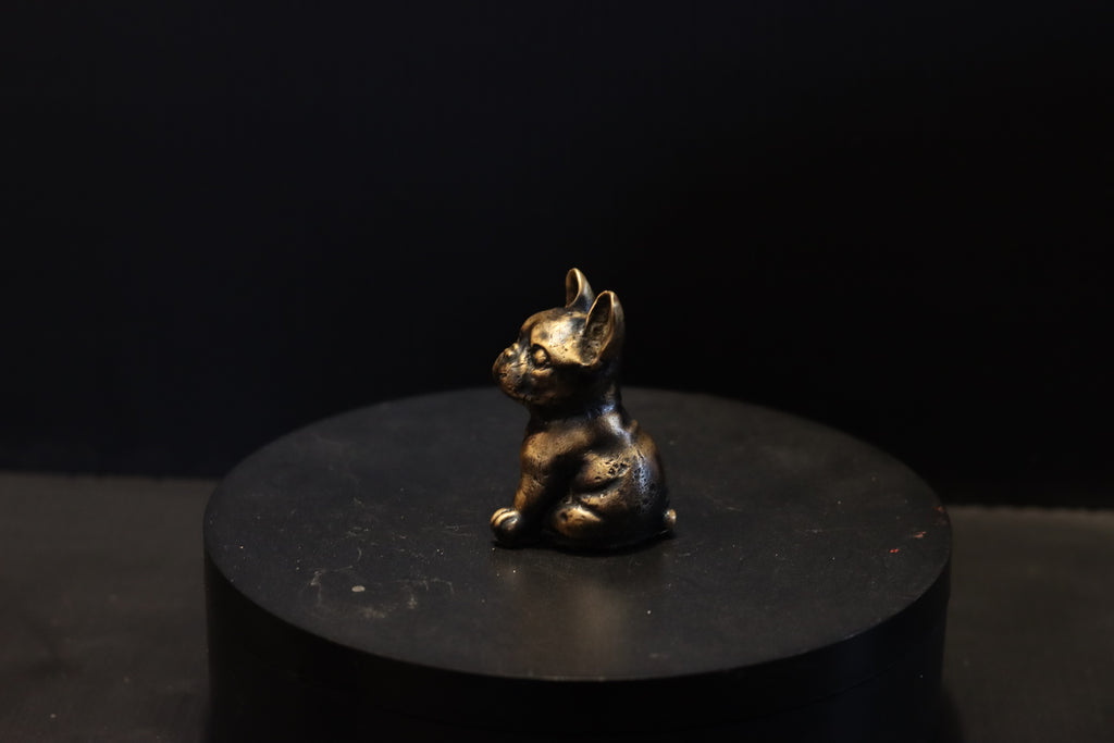 Solid Bronze French Bulldog Statue