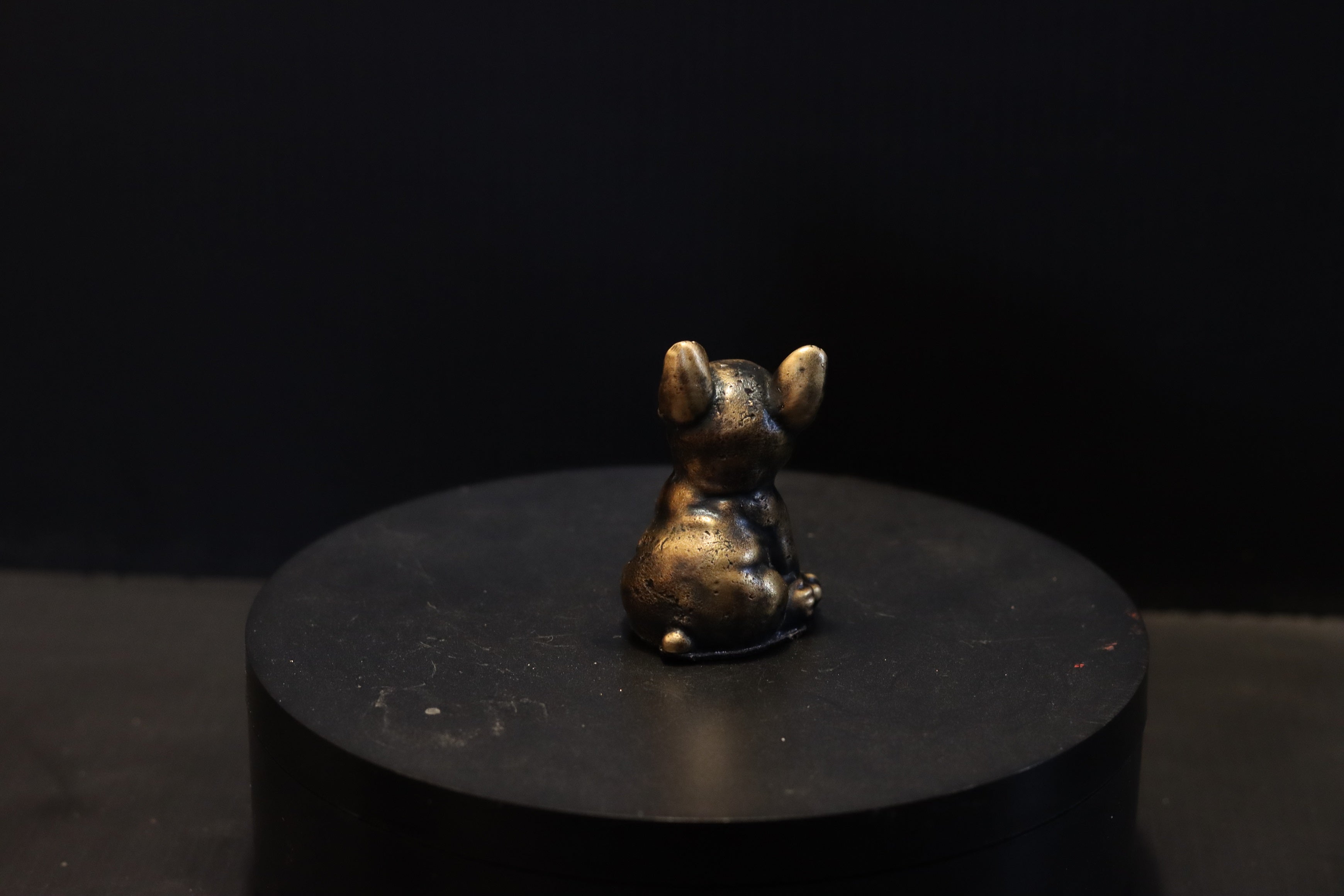 Solid Bronze French Bulldog Statue