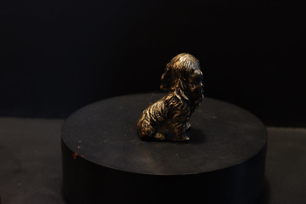 Solid Bronze Cocker Spaniel Statue