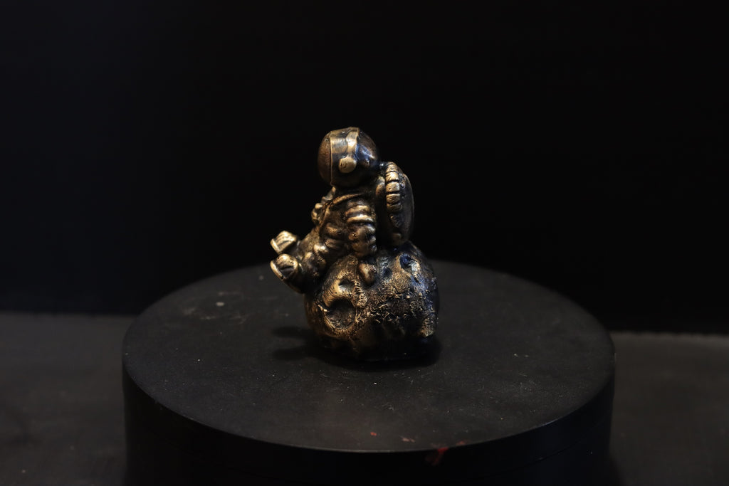 Solid Bronze Astronaut Statue