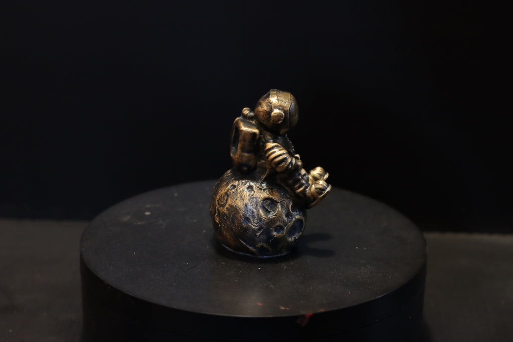 Solid Bronze Astronaut Statue