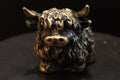 Solid Bronze Highland Cow Statue