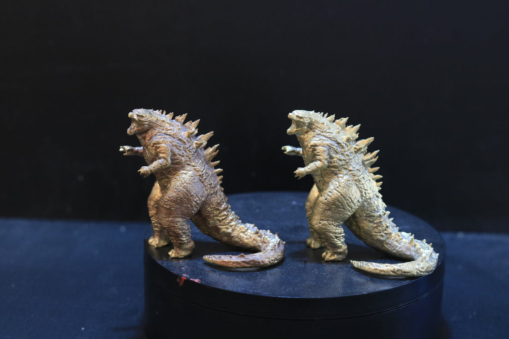 Solid Brass Godzilla Statue