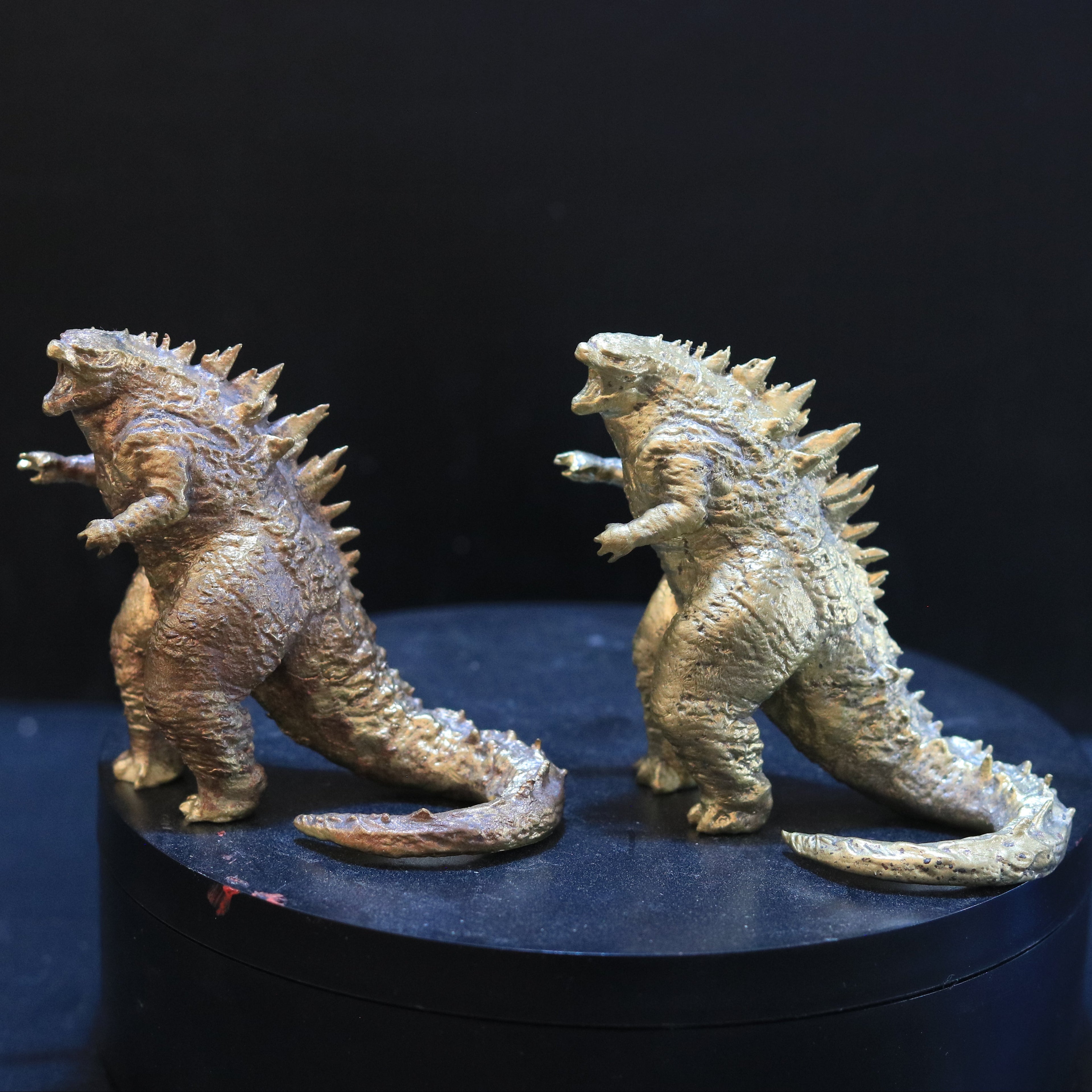 Solid Brass Godzilla Statue