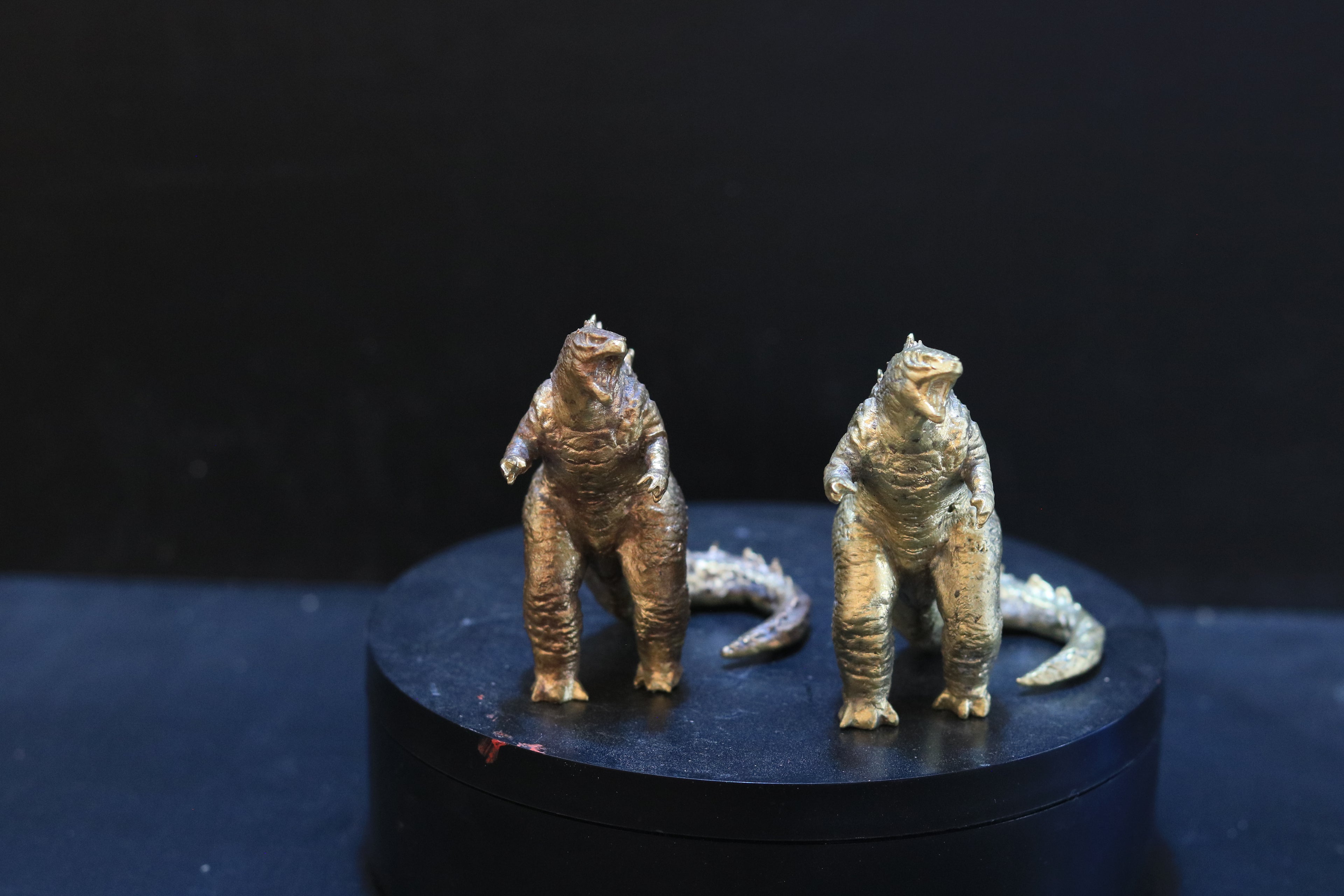 Solid Brass Godzilla Statue