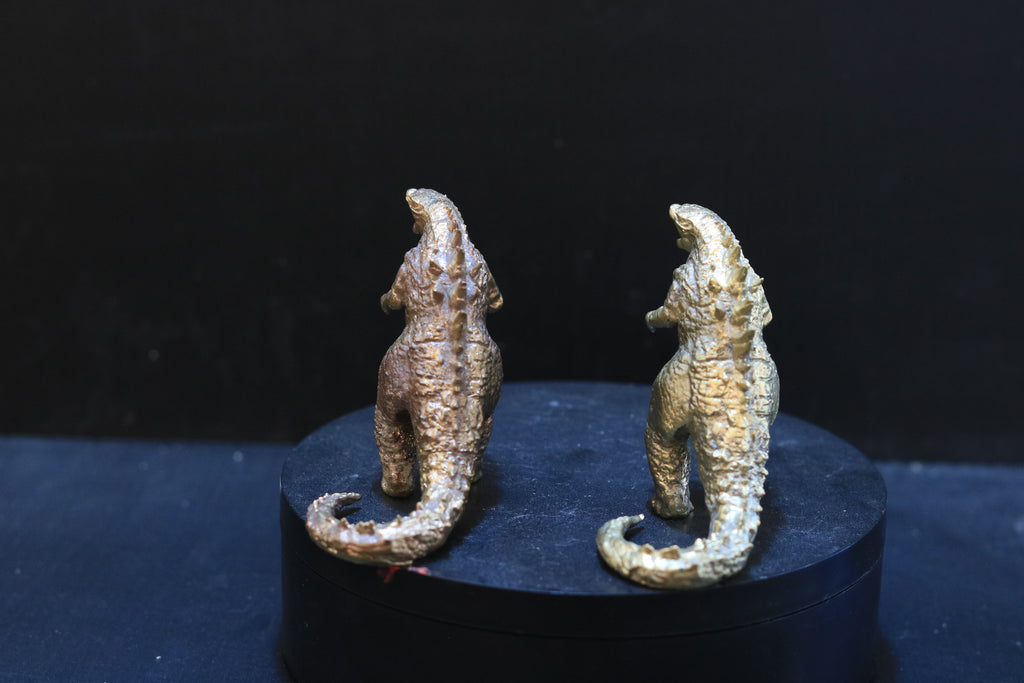 Solid Brass Godzilla Statue