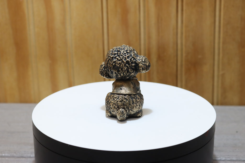 Solid Bronze Poodle Statue