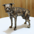 Solid Bronze Boston Terrier Statue