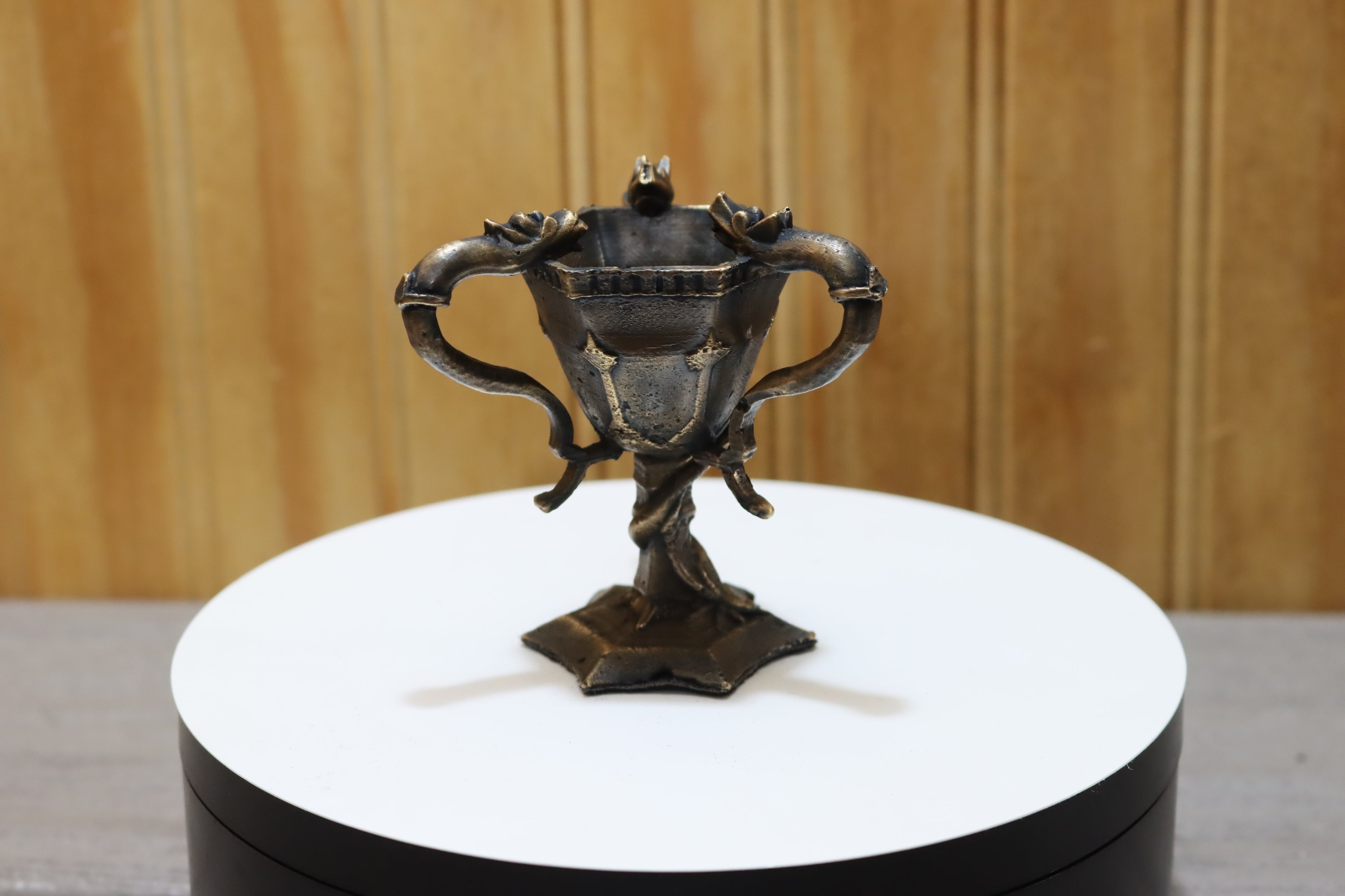 Solid Bronze Goblet of Fire (Useable shot-glass) Harry Potter