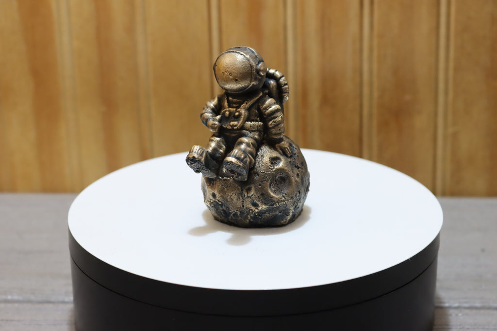 Solid Bronze Astronaut Statue