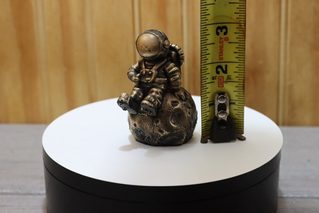 Solid Bronze Astronaut Statue
