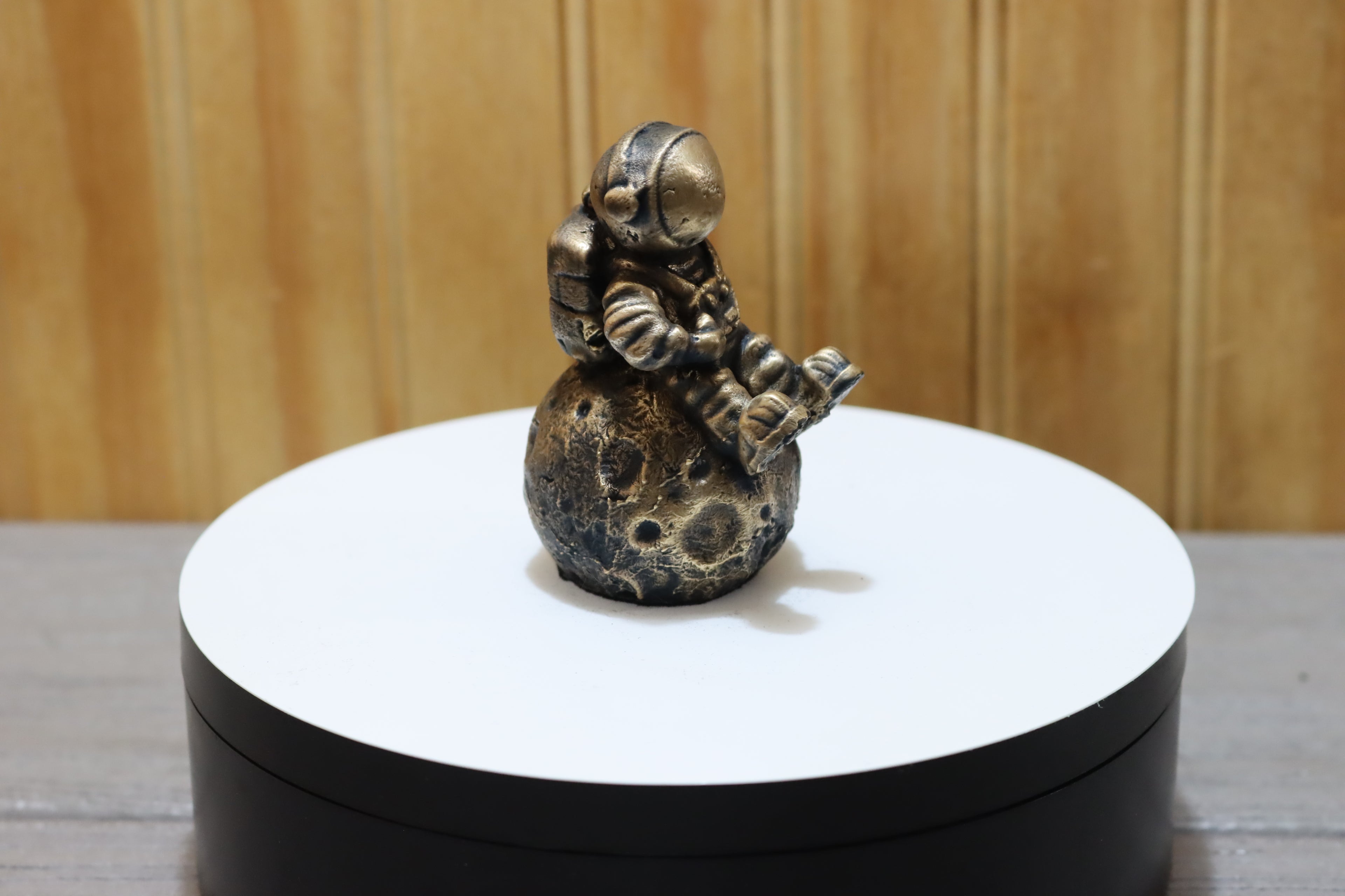 Solid Bronze Astronaut Statue
