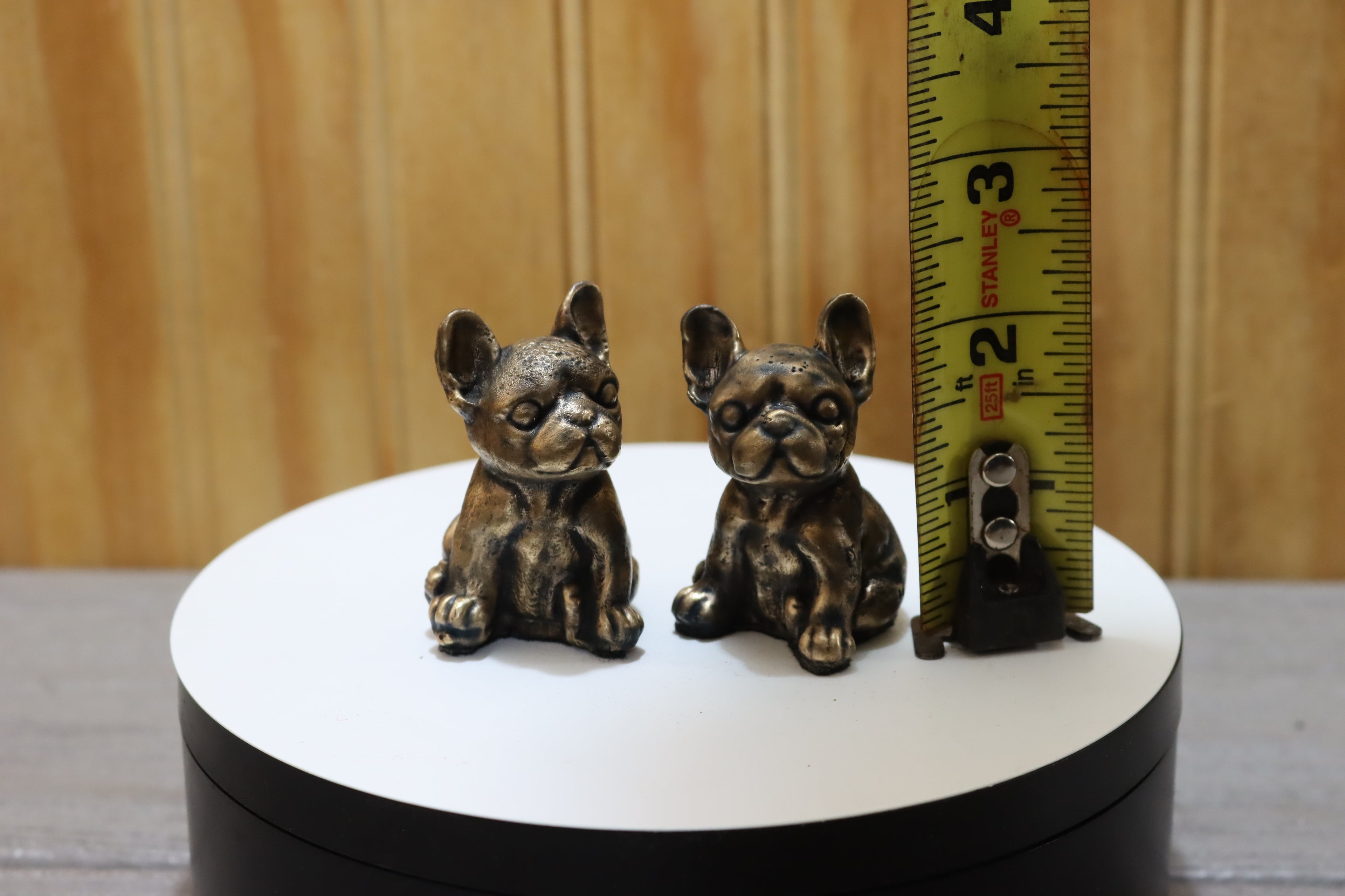 Solid Bronze French Bulldog Statue