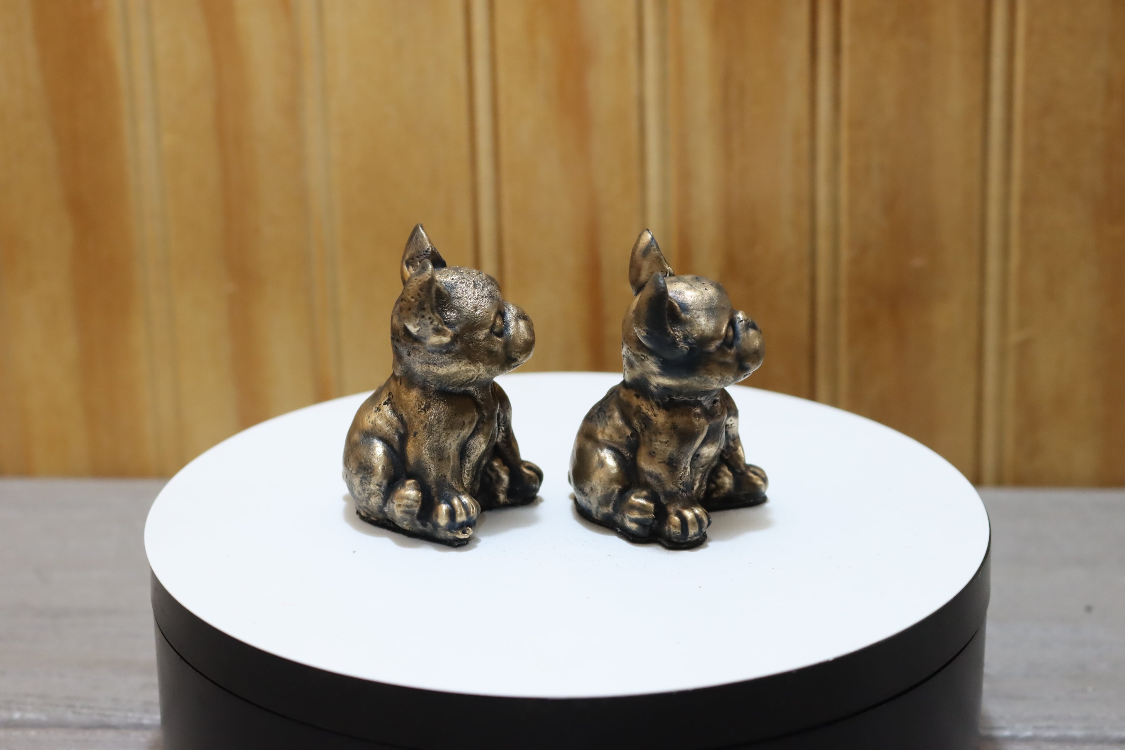 Solid Bronze French Bulldog Statue