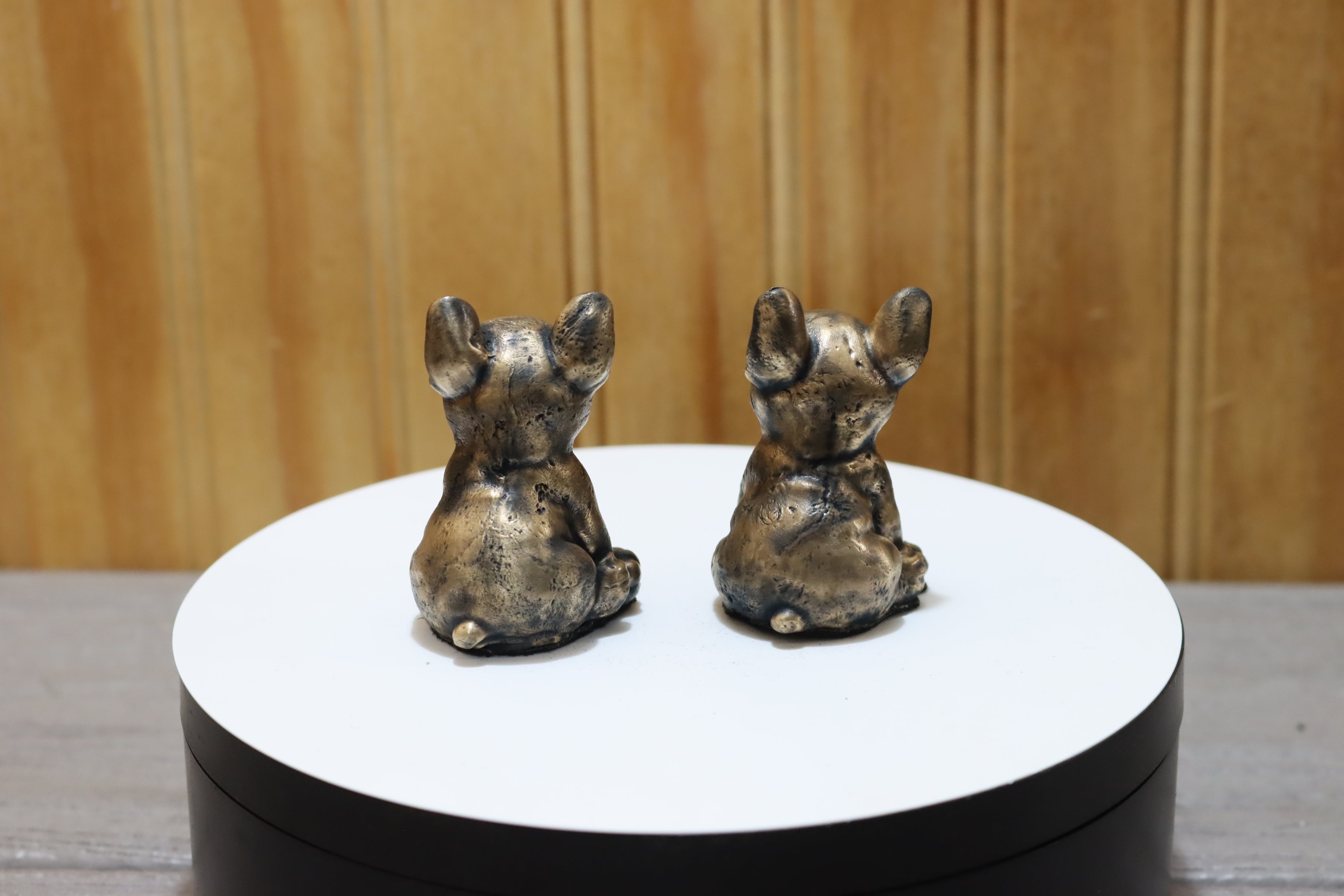 Solid Bronze French Bulldog Statue