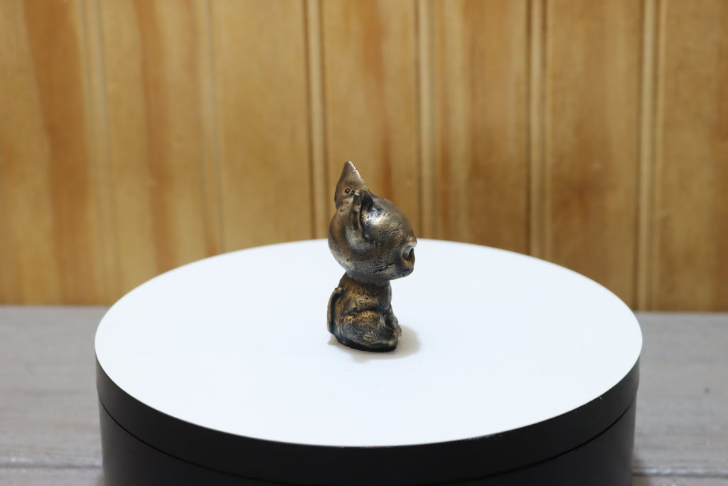 Solid Bronze Cartoon Style French Bulldog Statue