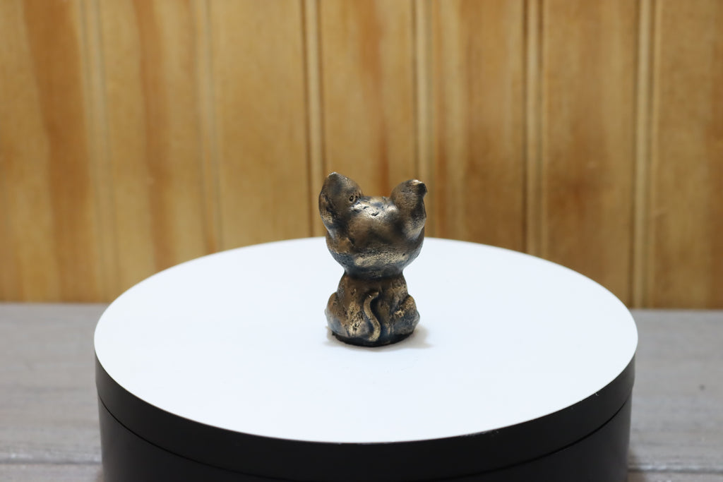Solid Bronze Cartoon Style French Bulldog Statue
