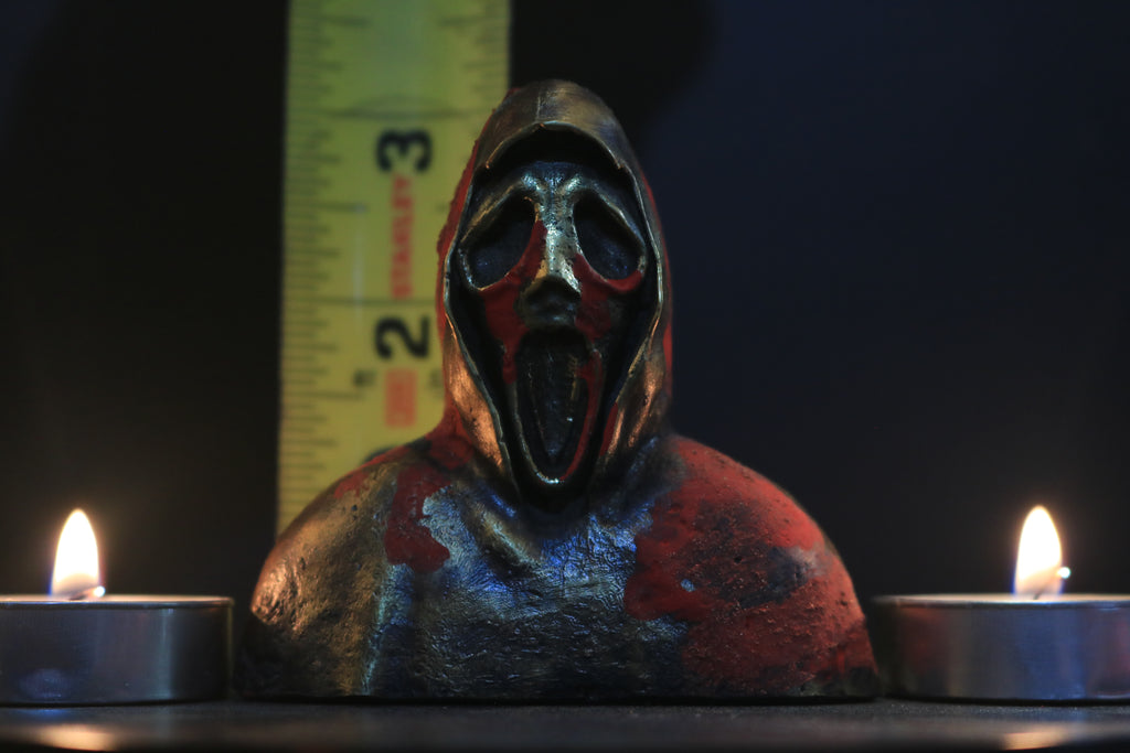 Solid Brass Ghostface Bust