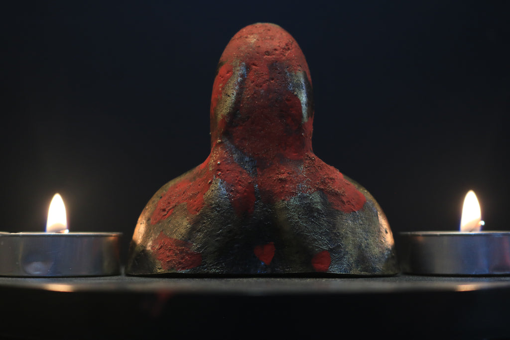 Solid Brass Ghostface Bust