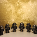 Solid Zinc Alloy (ZA12) Ornamental Astronaut Statue (1 inch tall)