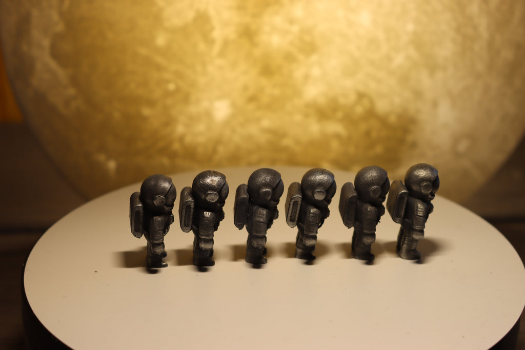 Solid Zinc Alloy (ZA12) Ornamental Astronaut Statue (1 inch tall)