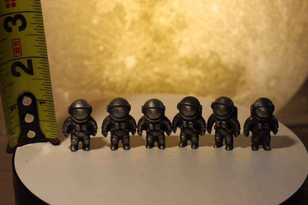 Solid Zinc Alloy (ZA12) Ornamental Astronaut Statue (1 inch tall)