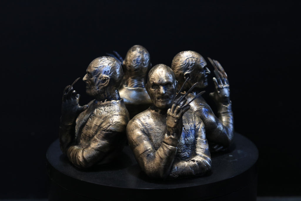 Solid Nordic Gold Freddy Bust 3 Inches Tall