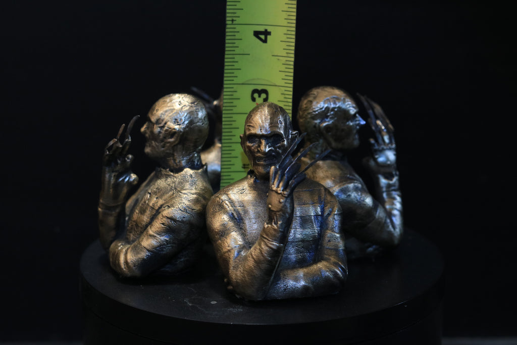Solid Nordic Gold Freddy Bust 3 Inches Tall