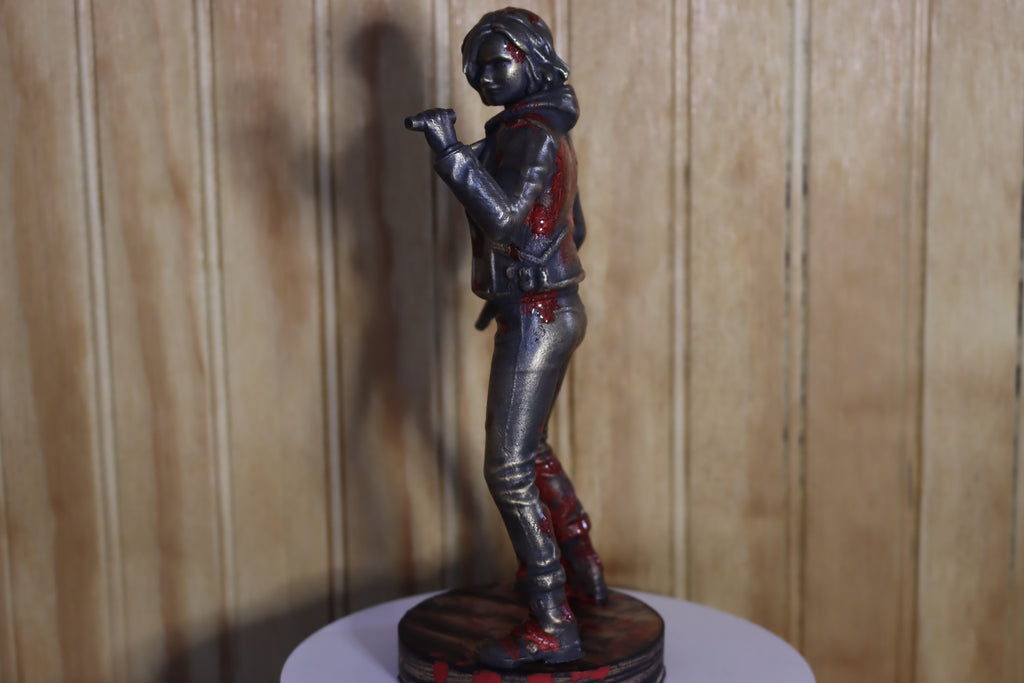 Solid Bronze Grace Ashcroft Statue (Resident Evil) 7.75" Tall