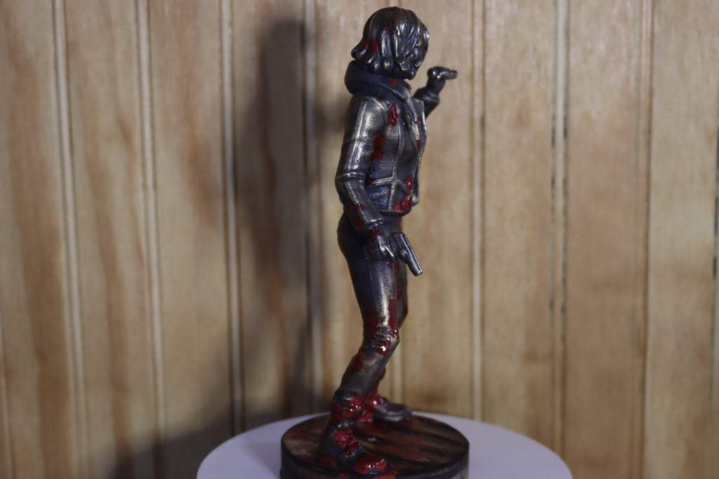Solid Bronze Grace Ashcroft Statue (Resident Evil) 7.75" Tall