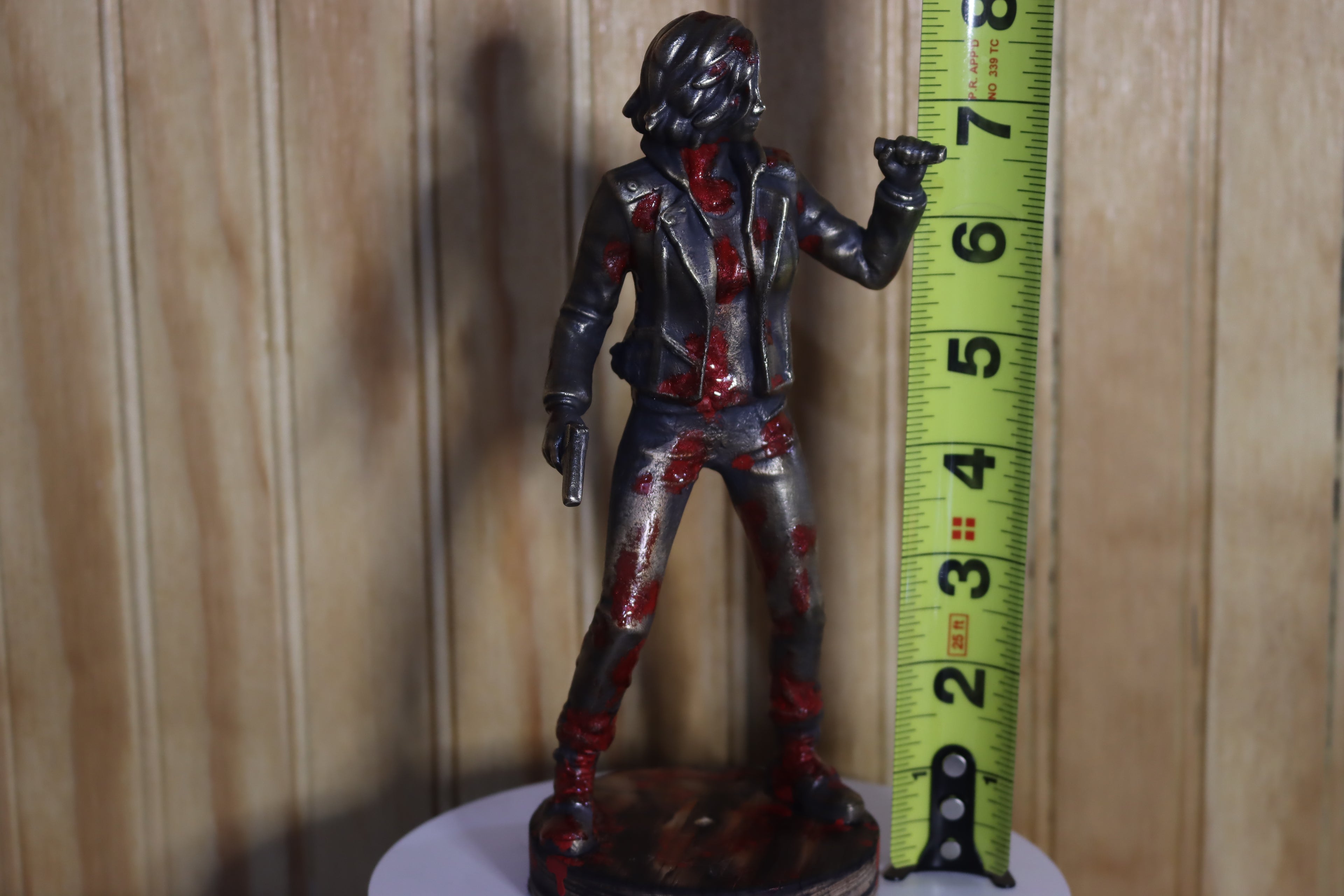 Solid Bronze Grace Ashcroft Statue (Resident Evil) 7.75" Tall