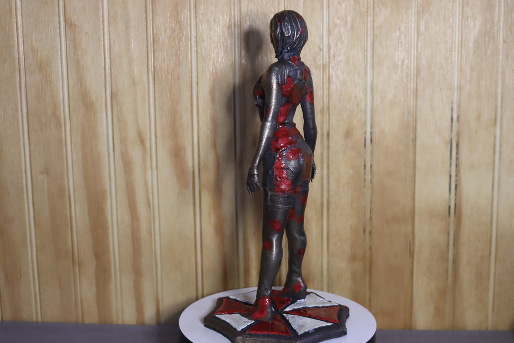 Solid Bronze Ada Wong Statue (Resident Evil) 9.75" Tall