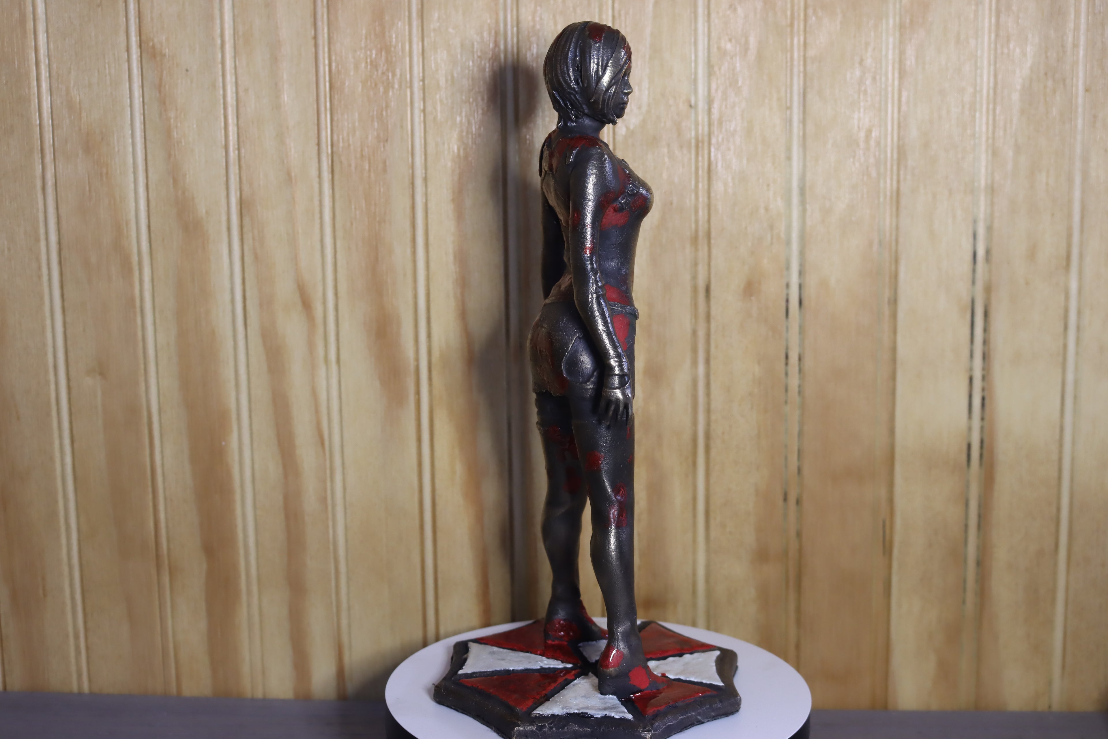 Solid Bronze Ada Wong Statue (Resident Evil) 9.75" Tall