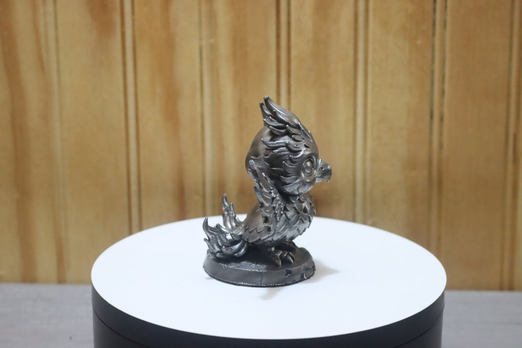Solid Zinc Alloy (ZA12) Ornamental Baby Phoenix Statue