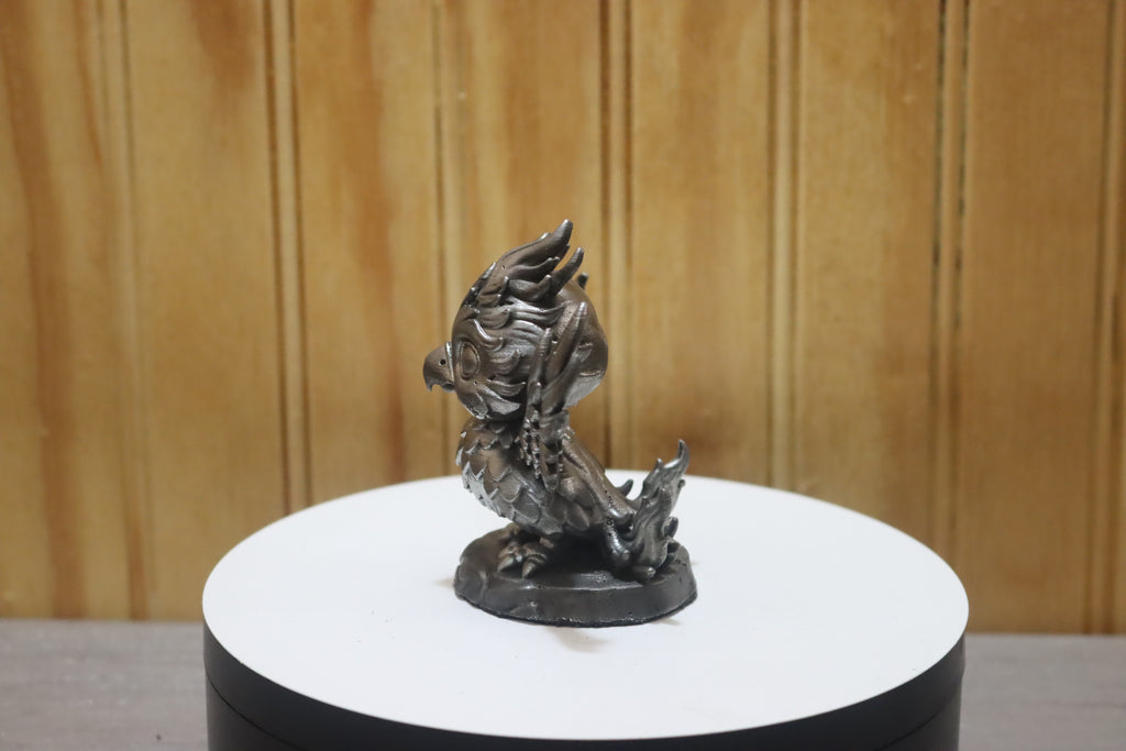 Solid Zinc Alloy (ZA12) Ornamental Baby Phoenix Statue