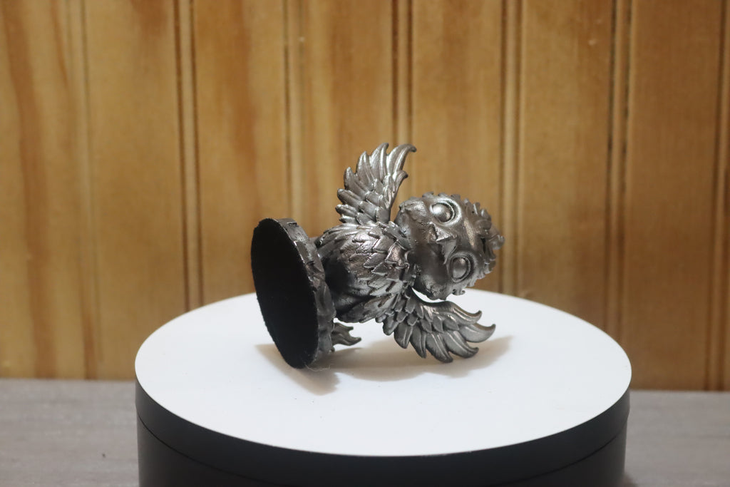 Solid Zinc Alloy (ZA12) Ornamental Baby Phoenix Statue