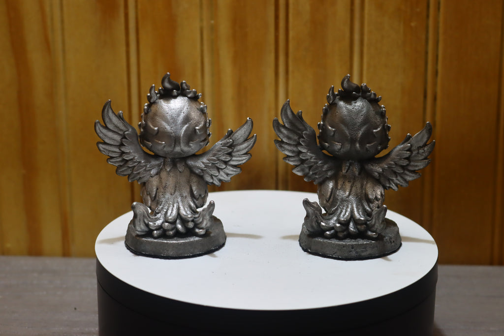 Solid Aluminum Alloy (Tenzaloy) Baby Phoenix Statue