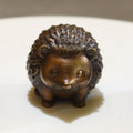 Solid Bronze Mini Hedgehog Statue 1" Tall