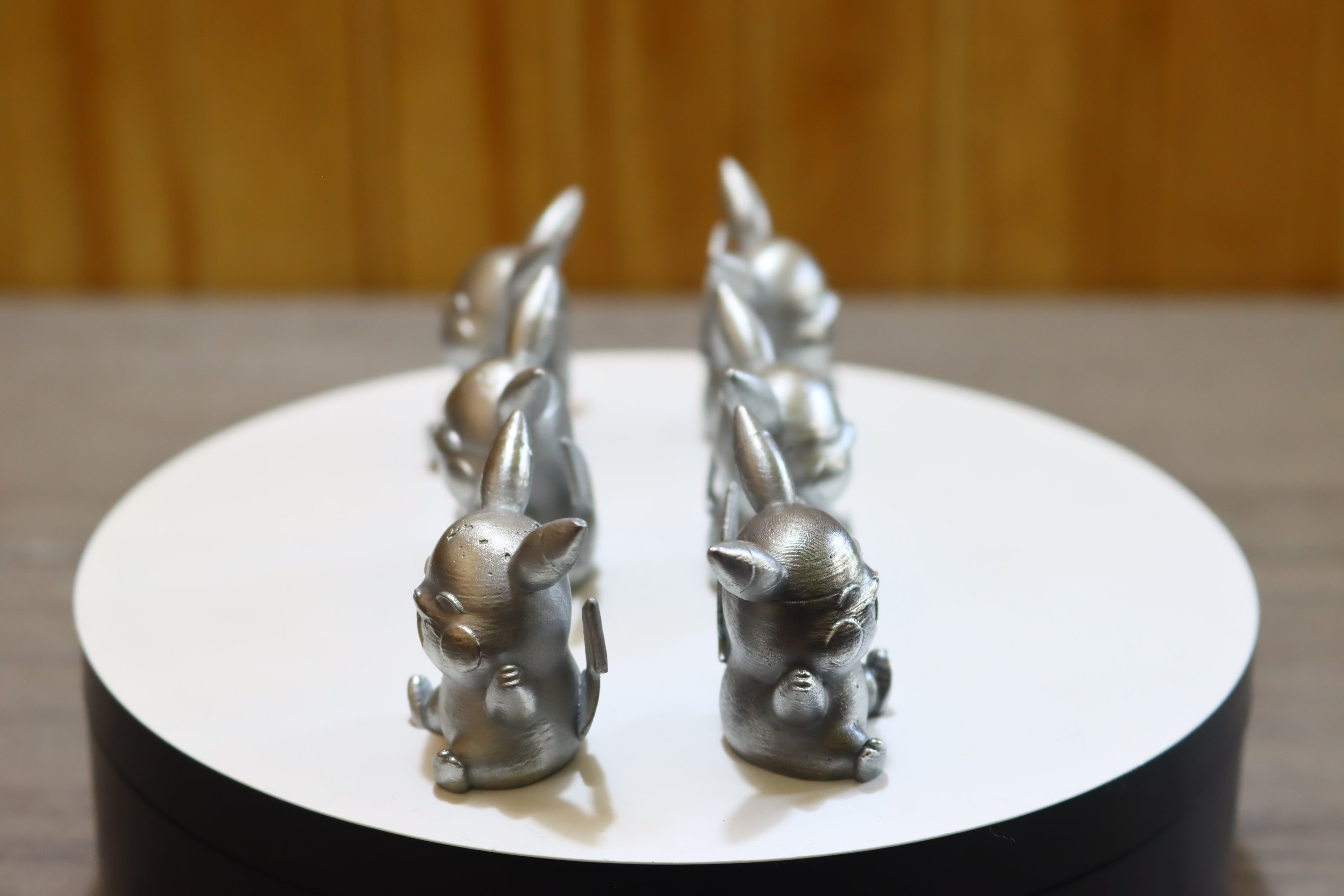 Solid Zinc Alloy (ZA12) Pikachu Pokémon Statue 1.5 Inches Tall