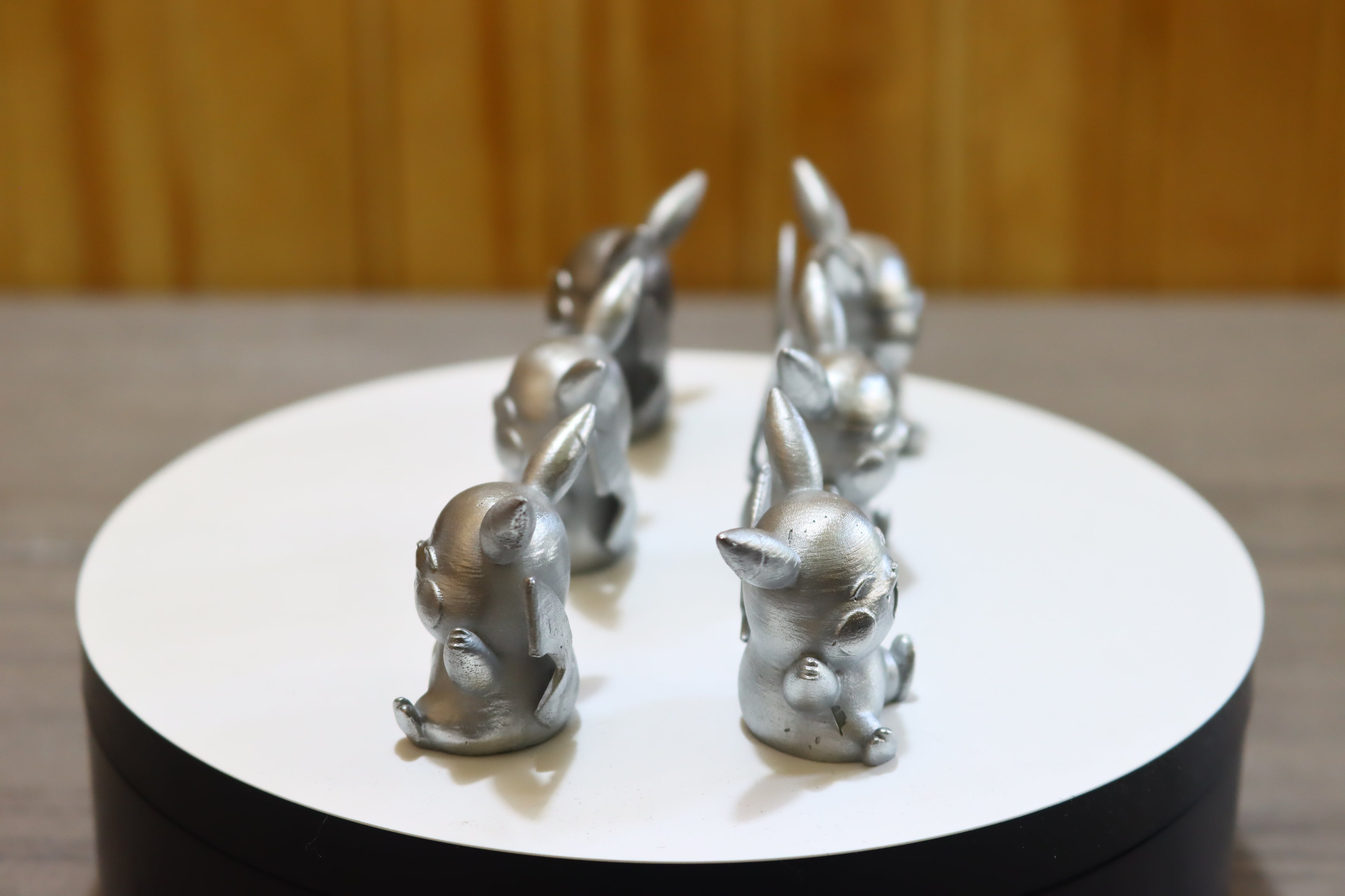 Solid Zinc Alloy (ZA12) Pikachu Pokémon Statue 1.5 Inches Tall