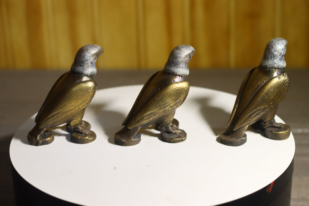 Solid Bronze American Bald Eagle Statue 2.25" Inches Tall