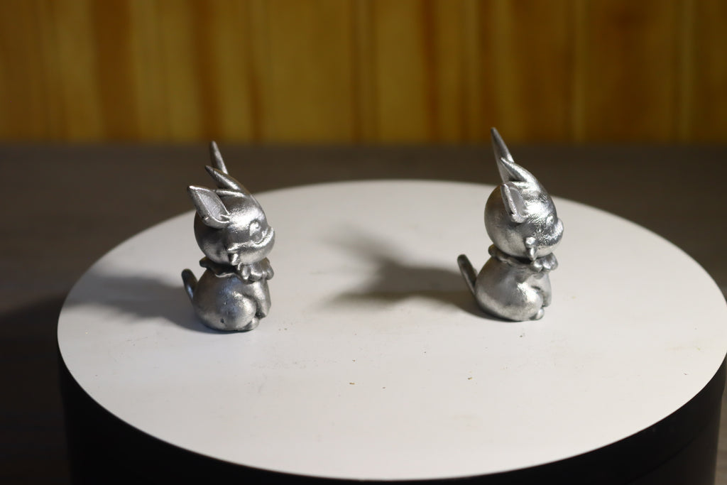 Solid Aluminum Alloy (Tenzaloy) Pokémon Jolteon Statue 1.5" Tall