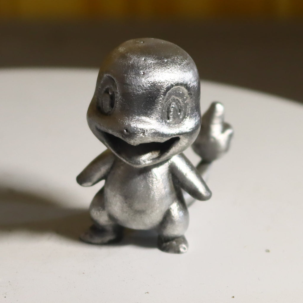 Solid Aluminum Alloy (Tenzaloy) Pokémon Charmander Statue 1.5" Tall