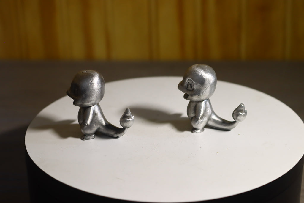 Solid Aluminum Alloy (Tenzaloy) Pokémon Charmander Statue 1.5" Tall
