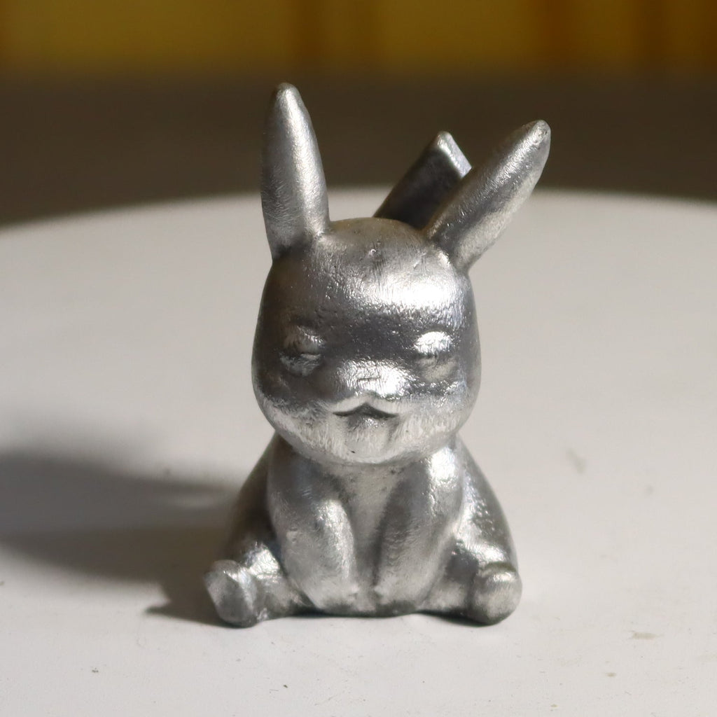 Solid Aluminum Alloy (Tenzaloy) Pokémon Pikachu Statue 1.5" Tall