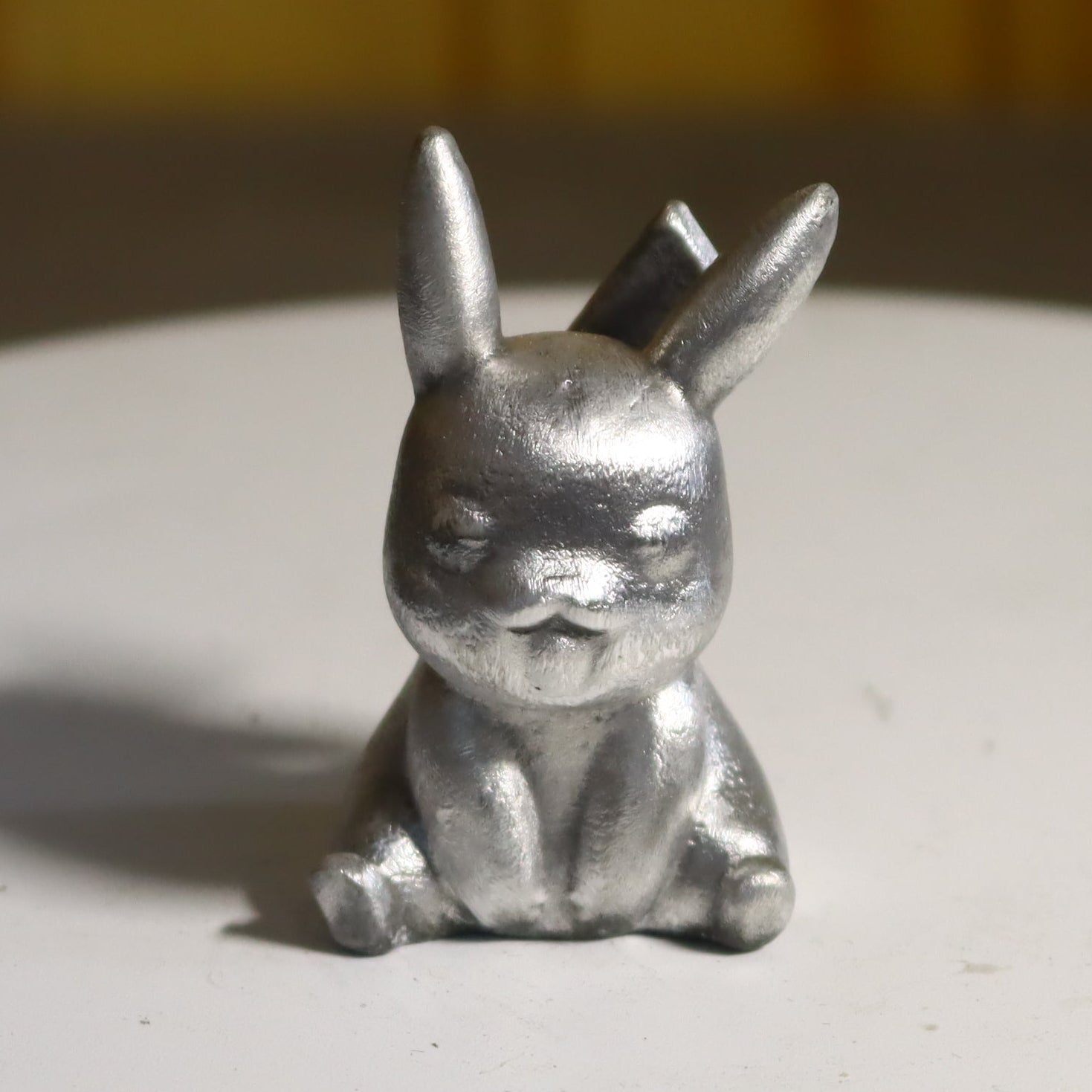 Solid Aluminum Alloy (Tenzaloy) Pokémon Pikachu Statue 1.5" Tall