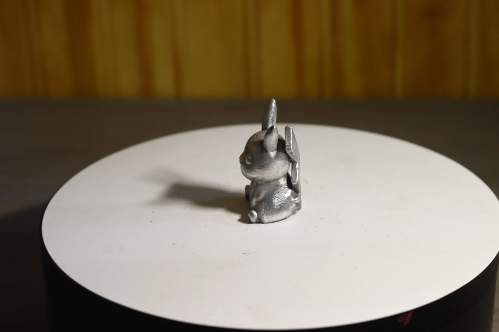 Solid Aluminum Alloy (Tenzaloy) Pokémon Pikachu Statue 1.5" Tall